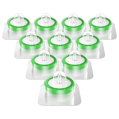 SimPure Sterile Syringe Filter PES 200 Pack, 0.22um Pore Size, 33mm Membrane Diameter, Hydrophilic Filtration High Throughput Sterile Packed Individually