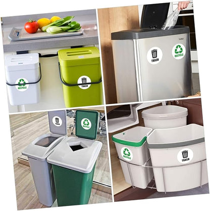 Self-Adhesive Garbage Classification Label Stickers for Waste Bins Eco-Friendly Decals for Easy Sorting Home and Office