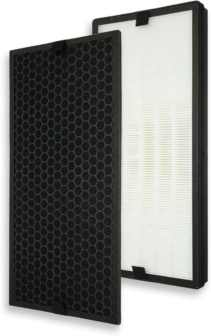 PUREBURG Replacement True HEPA Filter Kit Compatible with Rowenta INTENSE PURE Air Purifiers PU40XX Series PU4010 PU4015 PU4020 PU4025 Part # XD6074U0 XD6075 XD6070 XD6060 XD6065