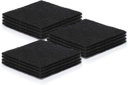 Glad Charcoal Filters for Compost Bins, Odor Absorbing Carbon Replacement Pads for Kitchen Waste, 2 Year Supply, 2.56-inch Squares, 12 Count