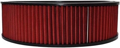 A-Team Performance 14x4 Air Filter Element - - 14" x 4", Round High Flow Performance High Flow Filter - Washable & Reusable Media