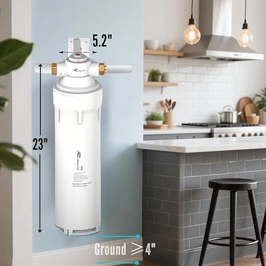 Whole House Water Filter System: 16GPM high Flow, fits Well Water/RVs/Cabins, -11°F Cold-Resistant. 3-Stage deep Filtration, 200K Water Hammer Resistance, Easy DIY Install
