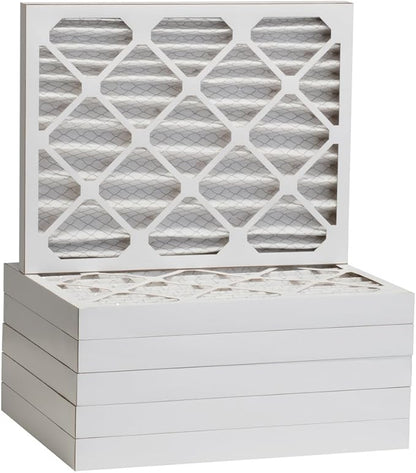 Aerostar 20x25x2 MERV 8, Pleated Air Filter, 20x25x2, Box of 6, Made in the USA