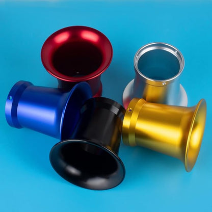 50mm Carburetor Air Filter Trumpet Velocity Stack Funnel CNC Alloy Parts Fit for PE VM 21mm,24mm,26mm,28mm,30mm, for Honda Yamaha Kawasaki ATV Dirt Bike Carb Intake Wind Horn Cup. (red)