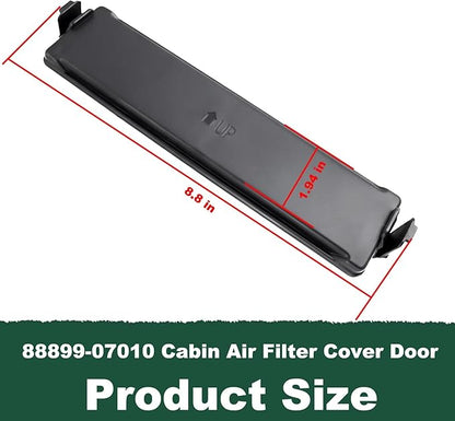 AC Cabin Air Filter Plate Cover Door Panel Fit for Toyota Avalon Camry Highlander Sequoia Sienna Tundra Venza ES350 Lexus RX350 Replace 88899-07010