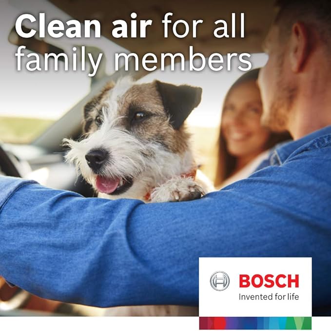 BOSCH 6042C HEPA Cabin Air Filter - Compatible with Select Hyundai Santa Fe; Kia Sorento (Pack of 3)