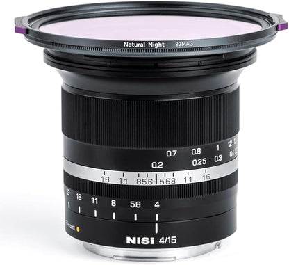 NiSi - JetMag Pro 72mm to 82MAG Adapter, Magnetic Filter Ring for Thread Lenses - Ultra-Slim, Durable Aluminum Frame, Twist-Lock Security