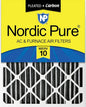 Nordic Pure 18x24x4 (Actual Size: 17 1/2 x 23 3/8 x 3 5/8) Furnace Air Filters MERV 10 Plus Carbon 1 Pack
