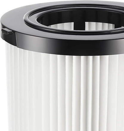 DCV581H DCV580H Vacuum Filter for DEWALT 20V MAX Shop Vac Cleaner Cordless and Corded Portable 2 Gallon Wet Dry Vacuum, Washable and Reusable Hepa Replacement Filter, 1 Pack