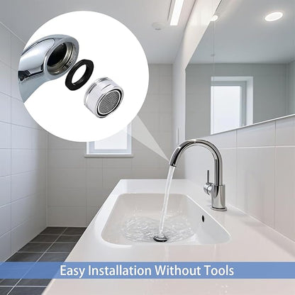 12 pcs Faucet Adapter Kit, CNYMANY Kitchen Aerator Adapter Set Male Female Sink Faucet Adapter Connecting Garden Hose Water Filter Standard Hose via Diverter