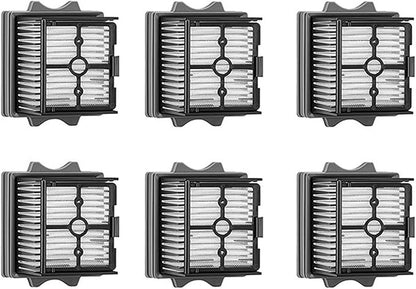 Spare Soft Lint Roller Brush, Hepa Filter, Scrubber Components, Compatible for Tineco Floor ONE S5 Combo Cordless Wet Dry Vacuum Cleaner(6PCS)