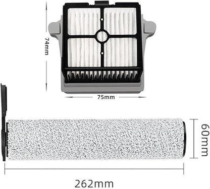 Compatible for Tineco ，Floor One S7， Steam Main Brush Hepa Filter ，Compatible for Tineco ，Floor One S7 ，Steam Wet Dry Vacuum Cleaner Floor Scrubber Parts,Vacuum Cleaner Accessories(B Set)