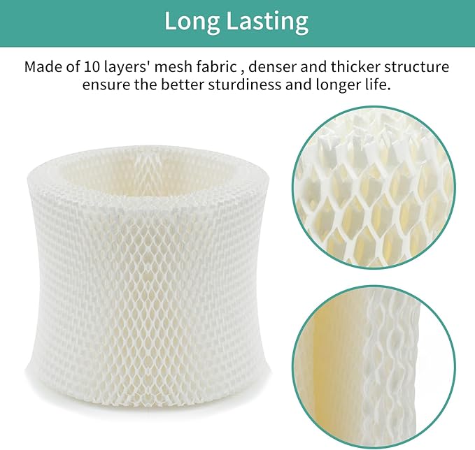 HC-888 Humidifier Filters for Walgreens Humidifier, LHoneywell HC 888 Series, HCM 890 Series, HEV-320 Series, Replace for Walgreens Humidifier Filters, Long Last, 4-Pack