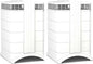 IQAir HealthPro Compact XE Air Purifier - 2-Pack - Compact HyperHEPA Filtration for Rooms up to 2480 sq ft - Allergens, Smoke, Dust, Mold, Pet Dander, Swiss Made, WiFi Enabled
