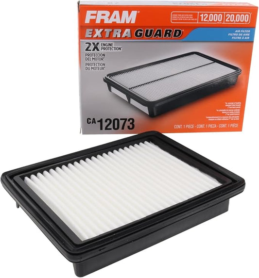 FRAM Extra Guard Rigid Panel Engine Air Filter Replacement, Easy Install w/Advanced Engine Protection and Optimal Performance, CA12073, for Select Chevrolet Vehicles