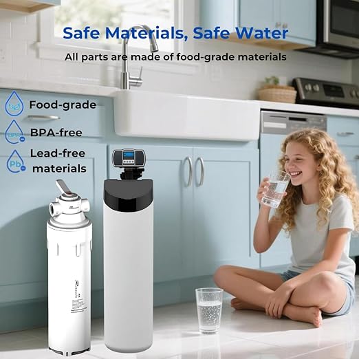 Whole House Water Filter System: 16GPM high Flow, fits Well Water/RVs/Cabins, -11°F Cold-Resistant. 3-Stage deep Filtration, 200K Water Hammer Resistance, Easy DIY Install