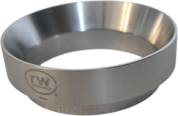 Rattleware Aluminum Magnetic Dosing Ring, 58mm - Ideal for Baristas, Essential Addition to Portafilters, Perfect for Waste and Mess Reduction