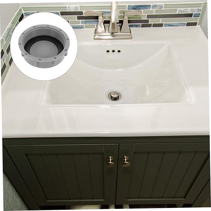 DOITOOL 18pcs Pp Pipe Caps for Drainage Caps for Waste Processing Easy Installation Grey Color for Bathroom Kitchen Use
