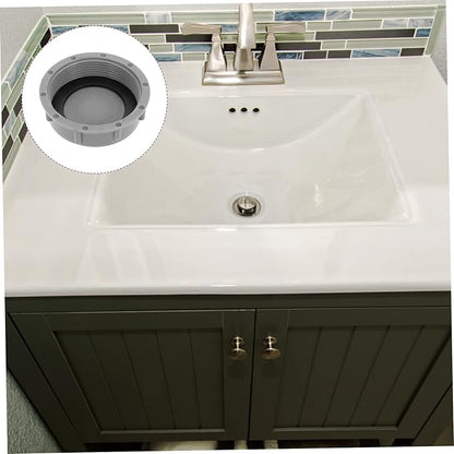 DOITOOL 18pcs Pp Pipe Caps for Drainage Caps for Waste Processing Easy Installation Grey Color for Bathroom Kitchen Use
