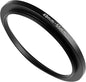 49-55mm Metal Step-Up Ring Adapter Compatible with Mirrorless Cameras DSLR Lens, UV CPL ND Filter Thread Converter, Black