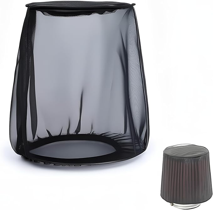 Air Filter Cover for Car Cold Air Intake Filter Cover Wrap Dustproof, Air Intake Filter Sock Cover for Harley Touring, Universal for High Flow Air Intake Filters (2 X S)