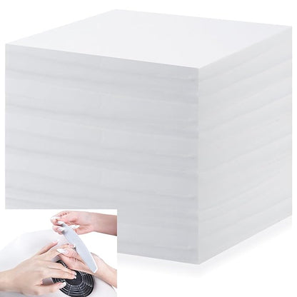 600 Sheets Nail Dust Collector Filter Paper Disposable Nail Dust Suction Collector Filters Paper Sheets Portable for Salon Spa Tech Supplies Accessories