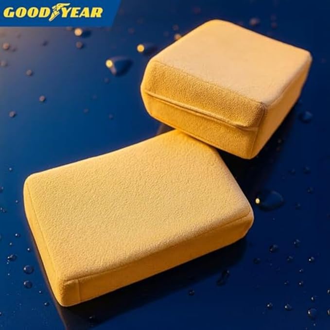 Goodyear 902540 Car Windscreen Demister Pad Micro Fibre Sponge for Mirror Window Glass Fog Remover