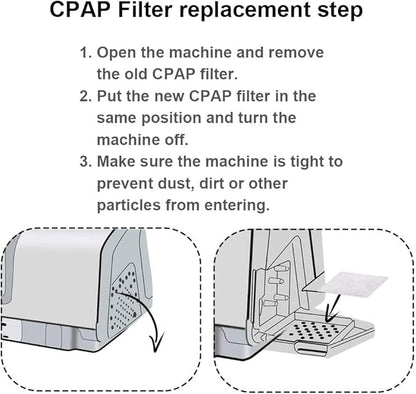 24 Packs CPAP Filters for ResMed AirSense 10, AirCurve 10, S9, and AirStart Series - Universal Replacement Filters for ResMed AirSense 10 Machine