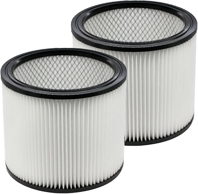 HEPA Cartridge Replacement Filter Compatible with Shop-Vac Filters 90304 9030400 903-04-00 9034, 5 Wet/Dry Vacuum Cleaners 5 Gallon and above. (2 PAck)