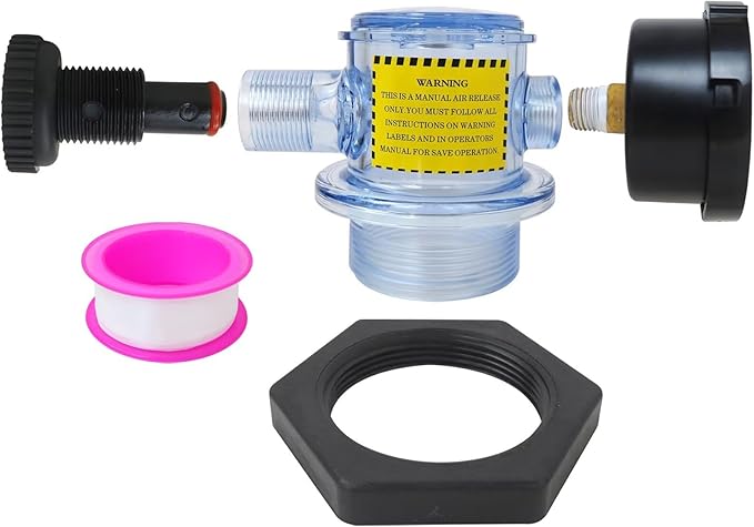 XSPANDER 273564Z Manual Air Relief Valve Replaces 273564Z Fit for Pentair Tri ton II, Trit on C,TR100C and TR140C Pool Spa Sand Filters Air Relief Valve Assembly