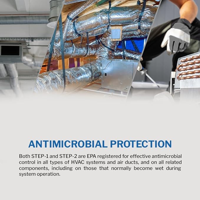 PermaSafe HVAC Solutions, System & Air Duct Hygiene Maintenance Kit, Preserves IAQ, Keeps Systems Free from Microbial Growth, other Contamination, Odors and More