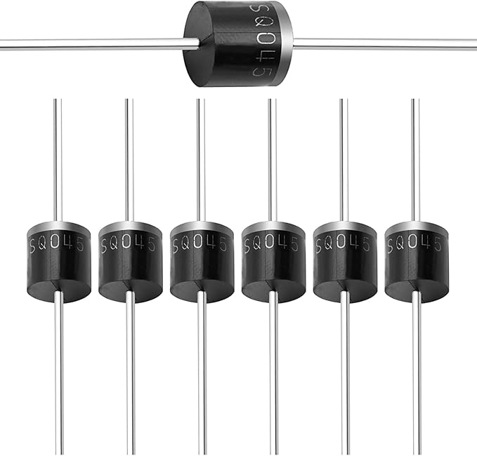 Chanzon 15SQ045 Schottky Diodes 15A 45V R-6 Axial 15 Amp 45 Volt for Solar Cell Panel (Pack of 20 Pieces)