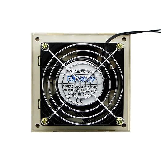 3321-230 Industrial Electrical Cabinet Fan Filter 92 mm Ventilation Set Shutter Cover Cooling Radiator Serve Air System 230V