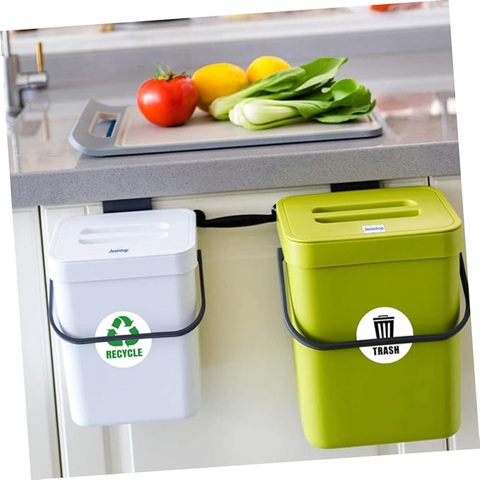Self-Adhesive Garbage Classification Label Stickers for Waste Bins Eco-Friendly Decals for Easy Sorting Home and Office