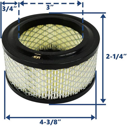 Interstate Pneumatics SA16F Air Intake Filter Element for Compressors Replaces OEM 32170979