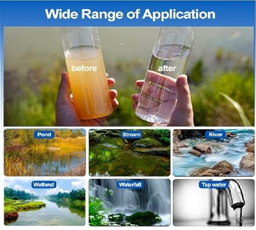 Galaxy Personal Portable Water Filter Straw Filtration Purifier for Hiking, Camping, Hunting, Travel, Outdoor Emergency Survival Detachable Drinking Six Packs