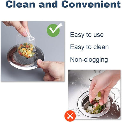 Disposable Sink Strainer Mesh Bags - Kitchen Accessories Sink Drain for Collecting Kitchen Food Waste Leftover Garbage (700)