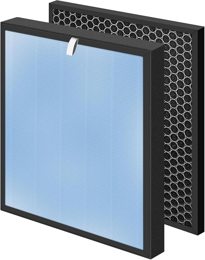 Value Pack Replacement Filter, Compatible with HATHASPACE HSP001 4 Stages Filtration with H13 True HEPA, 4-Pack |2 HEPA |2 CARBON