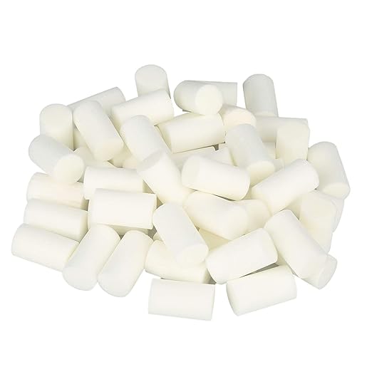 High Pressure Pump Filter Element Part 50Pcs Electric Water Filters Pump Prefilter Replacement PCP Compressor Cotton Pre Filter for Electric Air Compressor Part
