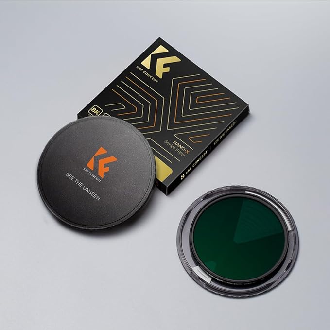 K&F CONCEPT 77mm ND8 Lens Filter and CPL Circular Polarizing Filter 2 in 1 for Camera Lens with 28 Multi-Layer Coatings, Hydrophobic, Scratch Resistant