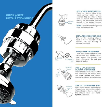 AquaBliss High Output Revitalizing Shower Filter - Reduces Dry Itchy Skin, Dandruff, Eczema, and Dramatically Improves The Condition of Your Skin, Hair and Nails - Oil Rubbed Bronze (SF100-ORB)