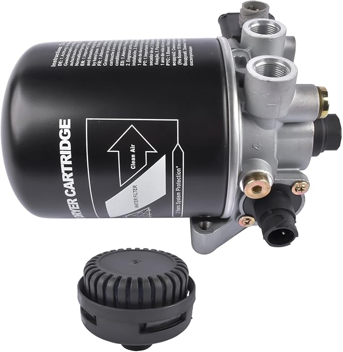 12V 100W Air Dryer Replacement for Volvo 21440978 4324252000 S4324252000 with Coalescing Cartridge