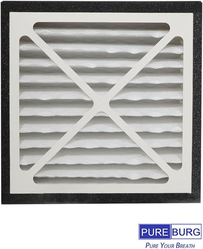 PUREBURG Replacement Filter Compatible with Zephyr VGF Series 14x14x3 Whole Home Return Air Grille Filter,2-Pack Merv13 Air Clean Dust