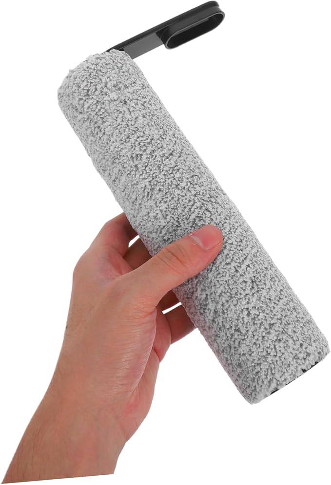 Cabilock 1set Replacement Brush and Filter for Floor Scrubber Includes Slim Rollers and Filters Compatibility for Cleaning and Odor Removal