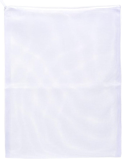 JIHAQUA Aquarium Filter Bags Large - Reusable Fish Tank Filter Media Mesh Bags with Plastic Zipper (11.5 x 15.5 inch (6 Pack))