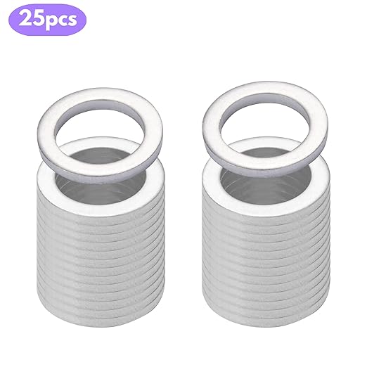 Oil Drain Plug Gasket Replacement for Hyundai Kia Oil Crush Washers Seals 21513-23001 (M14-HYUNDAI)