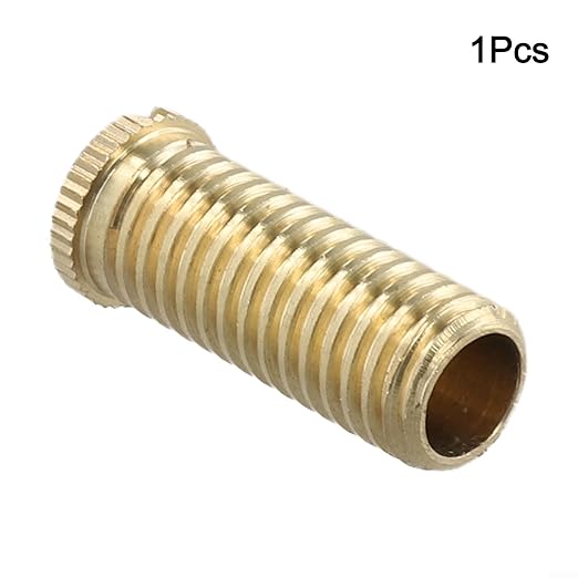 Sink Strainer Screw Connector Brass Alloy Bolts for Wash Basin Strainer Bath Waste Bolt Kitchen Sink Basket Filter Slotted Design for Easy Tightening Copper Color(Brass 3cm)