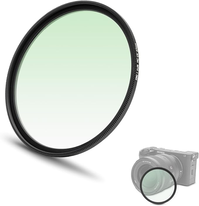 JJC 67mm Ultra Low Reflectivity UV Lens Protection Filter with 44 Multi-Coated, Waterproof Oil-Proof Scratch Resistant HD Camera Lens Filter