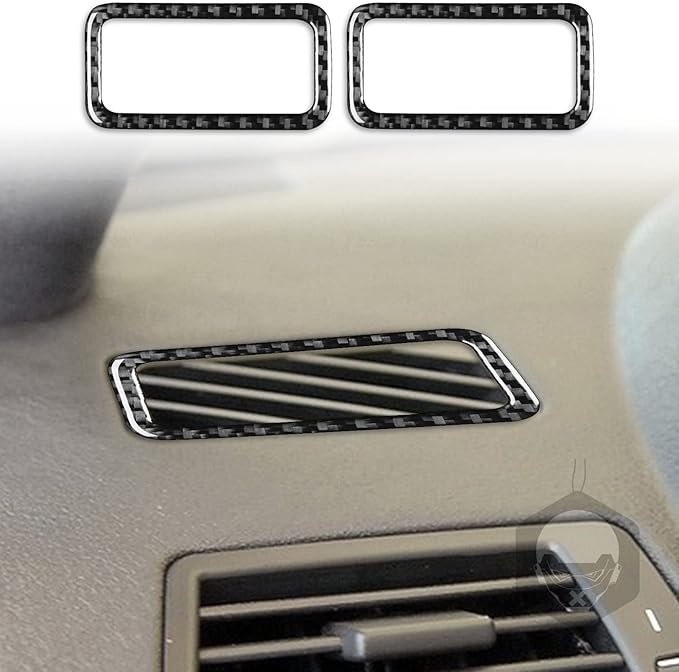 Carbon Fiber Interior Full compatible with BMW X5 2 pieces of mist elimination air vents on both sides-1
