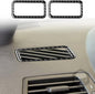 Carbon Fiber Interior Full compatible with BMW X5 2 pieces of mist elimination air vents on both sides-1